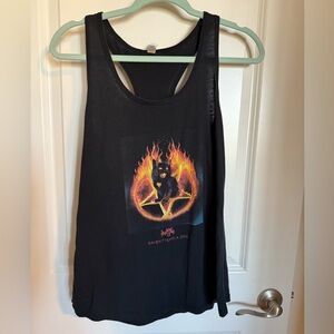 Women’s Black Save Kittens LA Cat Rescue Tank Top Size XL NWOT